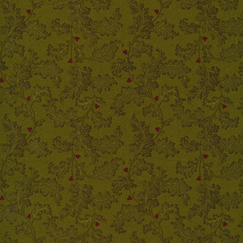 Quiet Grace 923-66 Pine by Kim Diehl for Henry Glass Fabrics, Image