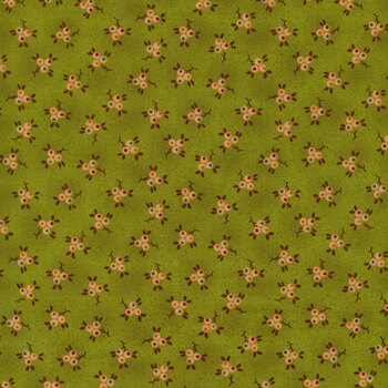 Quiet Grace 926-66 Kiwi by Kim Diehl for Henry Glass Fabrics, Image