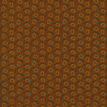 Quiet Grace 927-30 Chestnut by Kim Diehl for Henry Glass Fabrics, Image