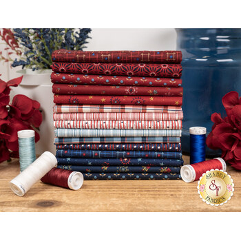Friday Harbor 15 FQ Set by Janet Rae Nesbitt for Henry Glass Fabrics, Image