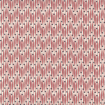 Friday Harbor 3175-48 Cream/Red by Janet Rae Nesbitt for Henry Glass Fabrics, Image