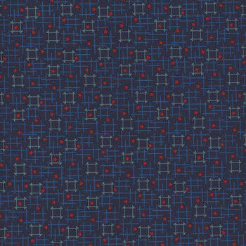 Friday Harbor 3176-77 Navy by Janet Rae Nesbitt for Henry Glass Fabrics, Image