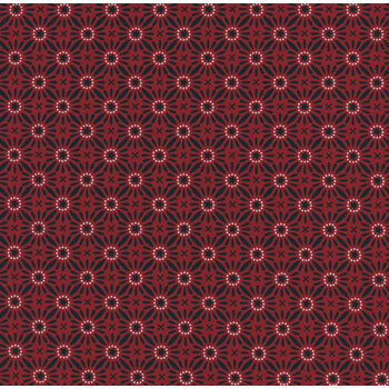 Friday Harbor 3177-88 Red by Janet Rae Nesbitt for Henry Glass Fabrics, Image