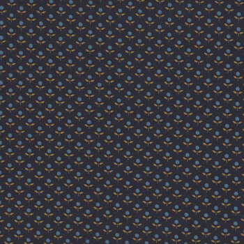 Friday Harbor 3178-77 Navy/Teal by Janet Rae Nesbitt for Henry Glass Fabrics