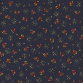 Friday Harbor 3179-77 Navy by Janet Rae Nesbitt for Henry Glass Fabrics, Image