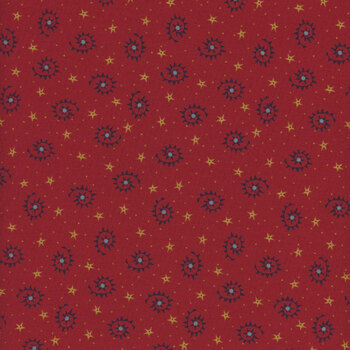 Friday Harbor 3183-88 Red by Janet Rae Nesbitt for Henry Glass Fabrics, Image