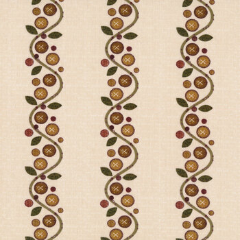 Home Sweet Home 3171-33 Cream by Debbie Busby for Henry Glass Fabrics, Image