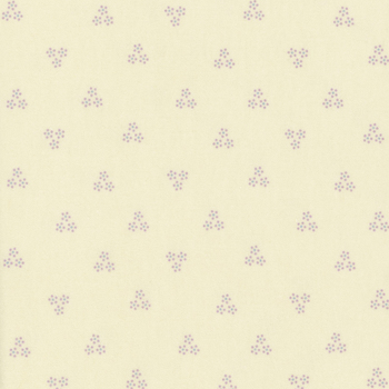 Twilight Garden Flannel 3196F-44 Cream by Mary Jane Carey for Henry Glass Fabrics, Image