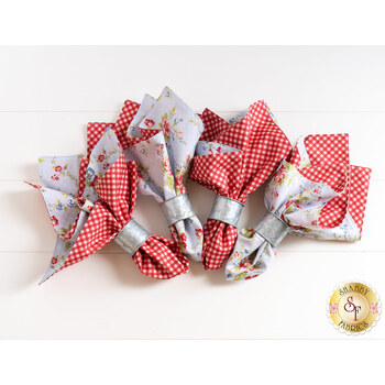  Cloth Napkins Kit - Sweet Liberty - Makes 4, Image