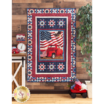  Stars & Stripes 11 Panel Quilt Kit, Image