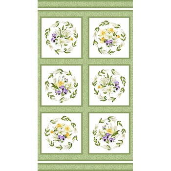 Spring Awakening 26866-10 Panel by Deborah Edwards for Northcott Fabrics