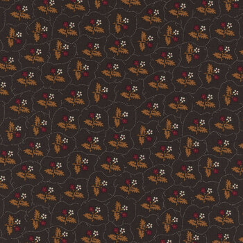 Butternut & Peppercorn II R170752-Coffee by Pam Buda for Marcus Fabrics, Image