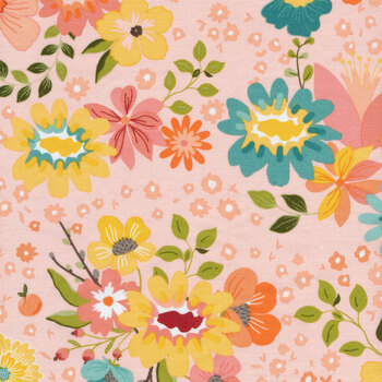 Spring's in Town C14210-BLUSH by Sandy Gervais for Riley Blake Designs REM, Image