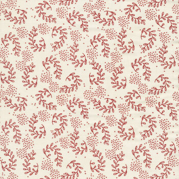 Heirloom Red C14342-CREAM by My Mind's Eye for Riley Blake Designs REM, Image