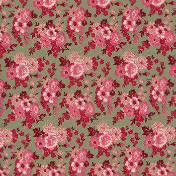 Blushing Blooms 98732-233 by Kaye England for Wilmington Prints, Image