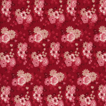 Blushing Blooms 98732-333 by Kaye England for Wilmington Prints, Image