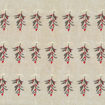 Holiday Road Trip 4677-44 Mistletoe Beige by Studio E Fabrics, Image