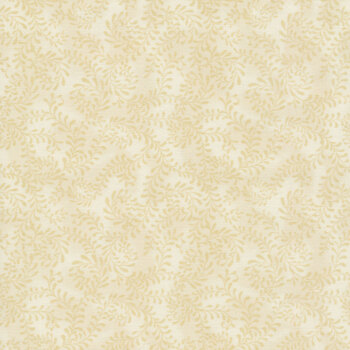 Essentials Swirling Leaves 27650-122 Cream by Wilmington Prints, Image