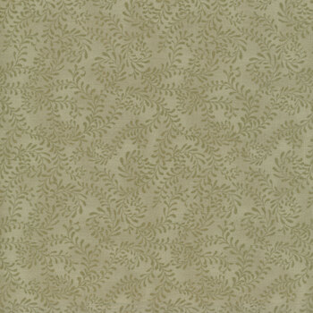 Essentials Swirling Leaves 27650-220 Tan by Wilmington Prints, Image