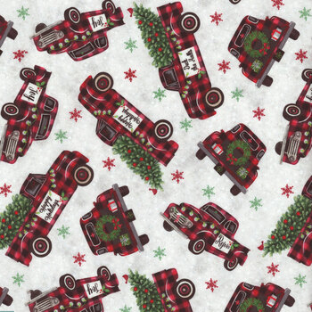 Lumberjack Gnomes GAIL-CD2079 GREY by Timeless Treasures Fabrics, Image