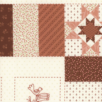 Red White and Beautiful R560719P Red Panel by Tracy Souza for Marcus Fabrics, Image