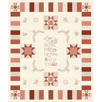 Red White and Beautiful R560719P Red Panel by Tracy Souza for Marcus Fabrics, Image