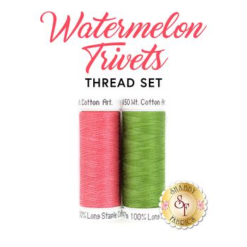  Watermelon Trivets - 2pc Thread Set, Image