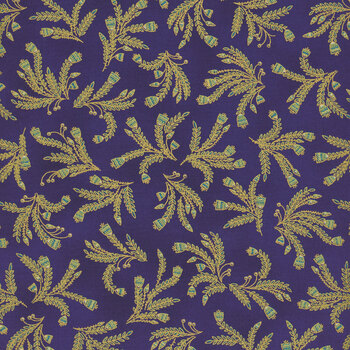 Ancient Beauty 22116-11 Royal by Robert Kaufman Fabrics, Image