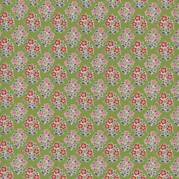 Jubilee 110102 - Farm Flowers Green by Tilda