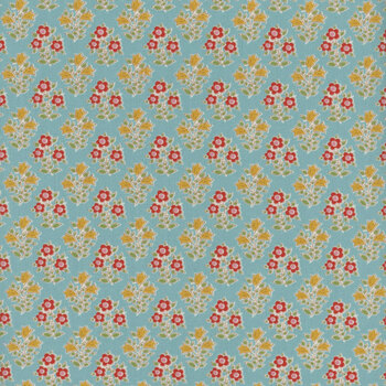 Jubilee 110103 - Farm Flowers Teal by Tilda