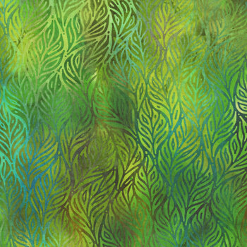 Impressions 6JYS-2 Green Leaves by In The Beginning Fabrics, Image