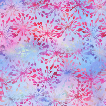 Impressions 7JYS-2 Pink Puffs by In The Beginning Fabrics, Image