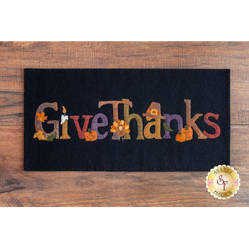  Words in Wool Kit - November - Give Thanks, Image