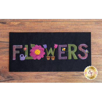  Words in Wool Kit - May - Flowers, Image