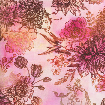 Misty Garden 22438-472 Dahlia by Robert Kaufman Fabrics REM #2, Image