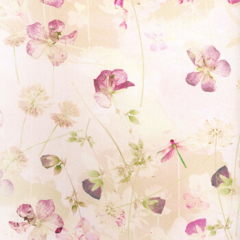 Misty Garden 22439-96 Blush by Robert Kaufman Fabrics REM, Image