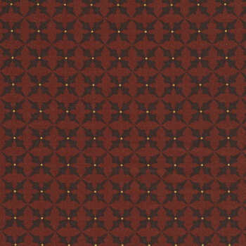 Wit & Wisdom 1427-88 Trumpet Flower Red by Kim Diehl for Henry Glass Fabrics REM, Image