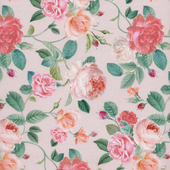 Jardin CD2563-Pink by Timeless Treasures Fabrics, Image