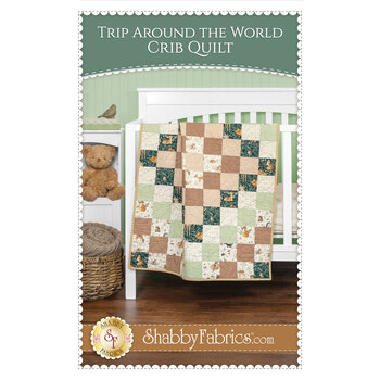 Trip Around The World Crib Quilt Pattern, Image