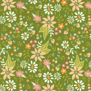 Strawberry Lemonade 37670-20 Fresh Grass by Moda Fabrics