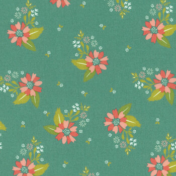 Strawberry Lemonade 37671-21 Teal by Moda Fabrics