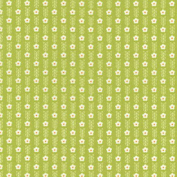 Strawberry Lemonade 37673-19 Lime by Moda Fabrics, Image