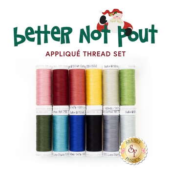  Better Not Pout Ornament Club Thread Set - 12pc Sulky Cotton Thread Set, Image