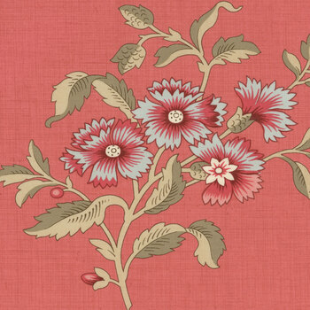 Antoinette 13958-15 Faded Red Panel by French General for Moda Fabrics