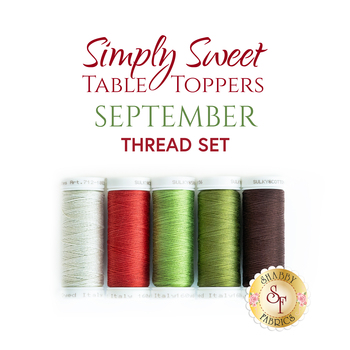  Simply Sweet Table Toppers - September - 5pc Thread Set, Image