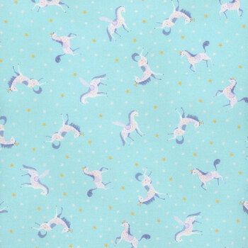 Unicorn Meadow AQOD-22417-63 Sky by Robert Kaufman Fabrics, Image