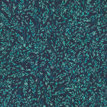 Unicorn Meadow AQOD-22419-9 Navy by Robert Kaufman Fabrics, Image