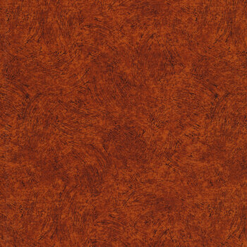 Brushstrokes 3200-37 Dk. Pumpkin by Color Principle for Henry Glass Fabrics, Image