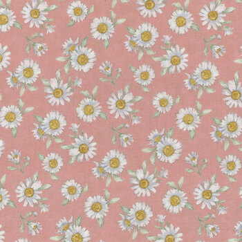 Daisy Days 83312-315 Daisies Pink by Beth Grove for Wilmington Prints, Image