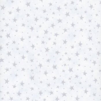 Starry Basics 8294-09 White by Leanne Anderson for Henry Glass Fabrics, Image